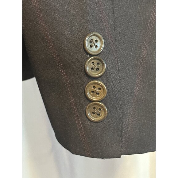 Vintage Canali Milano Mens XL Double-Breasted Wool & Nylon Blazer Jacket - Picture 4 of 10